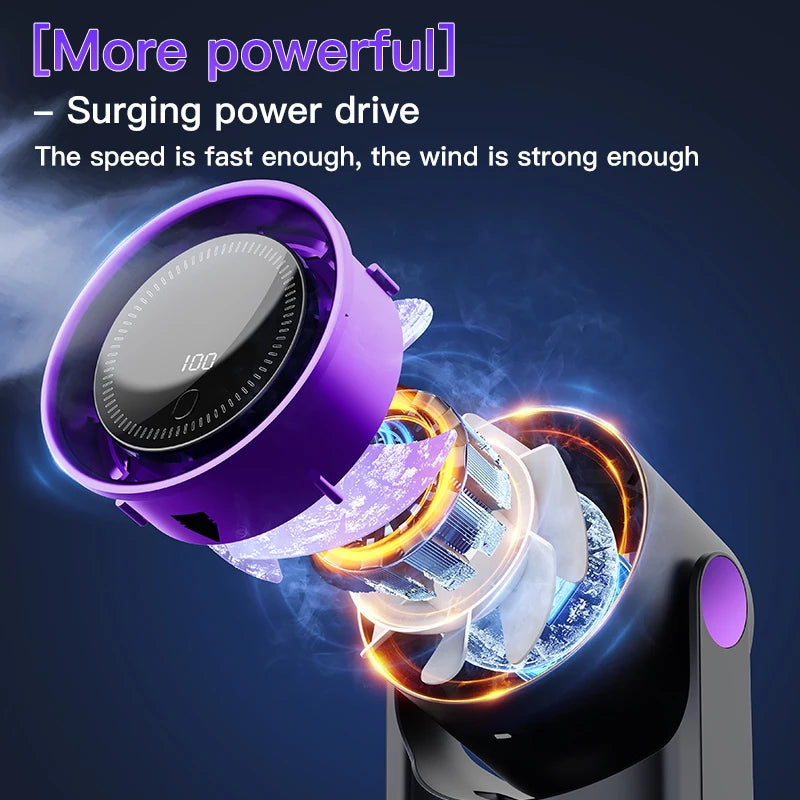 LCD desk fan personal & portable