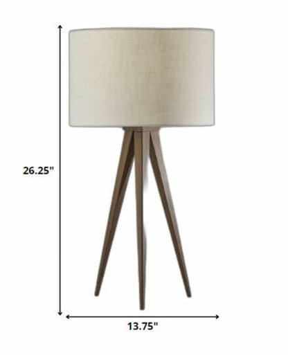 Treble Black Metal Table Lamp