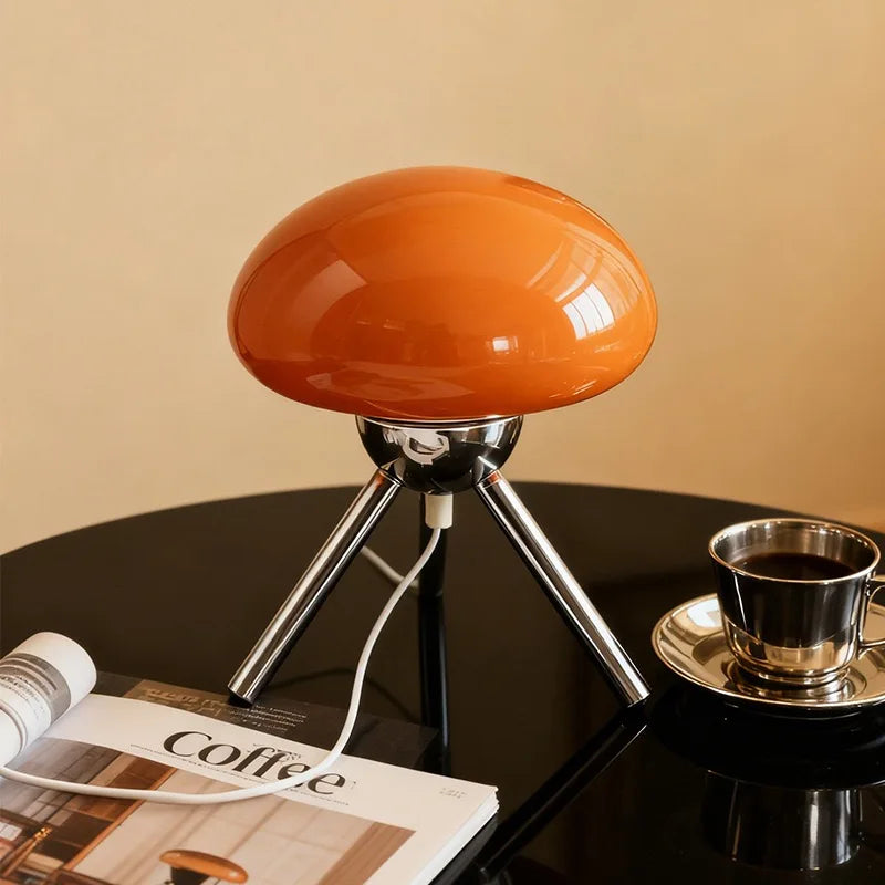 Bauhaus Nordic Style Glass Mushroom Light RGB w/remote