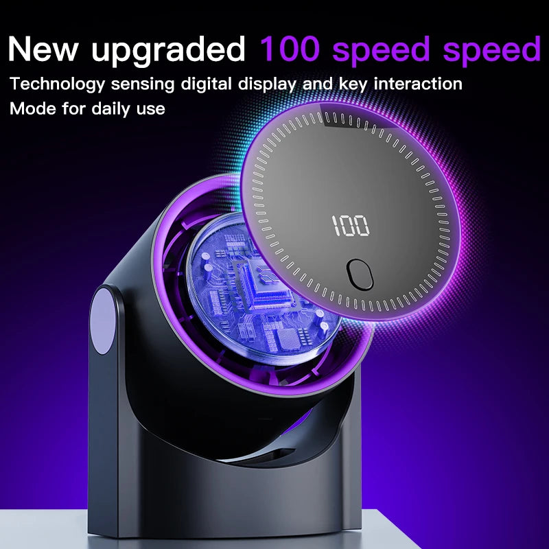LCD desk fan personal & portable