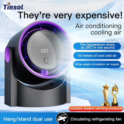LCD desk fan personal & portable
