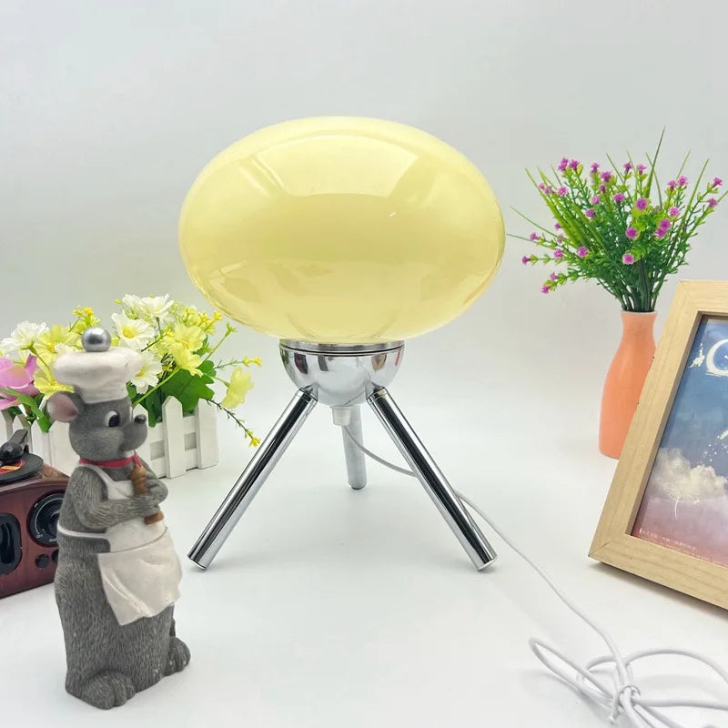 Bauhaus Nordic Style Glass Mushroom Light RGB w/remote