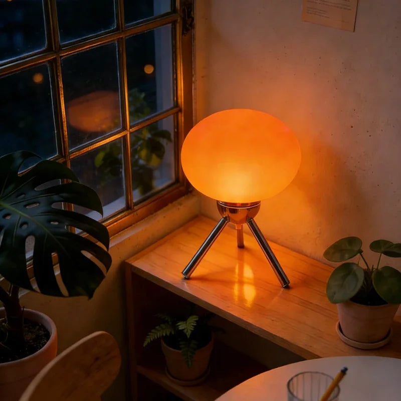 Bauhaus Nordic Style Glass Mushroom Light RGB w/remote