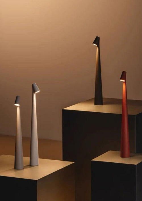 Nordic Portable Table Beside Lamp, Modern Dimmable LED Nursery Light